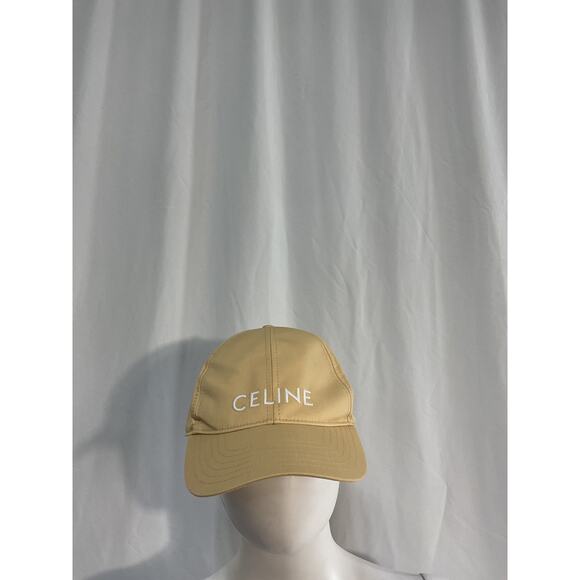 Celine 'Baseball' Beige Cap Size L - Picture 2 of 5